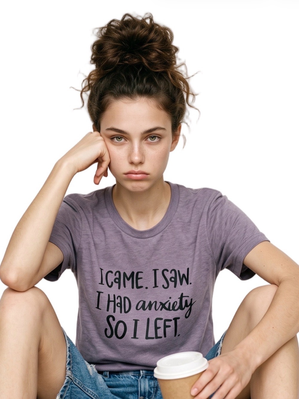 BELLA CANVAS short sleeve crew neck purple t shirt Cozy Unique
Funny